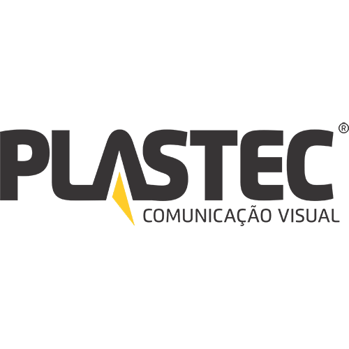 Logotipo oficial Plastec Comunicação Visual